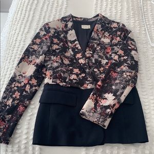Club Monaco floral/navy blazer